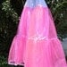 Something Blue (Black, White or ...) Crinoline Petticoat for Wedding gowns -Teal, Royal, Light Blue, Pink, Hot Pink, Purple, Black, White