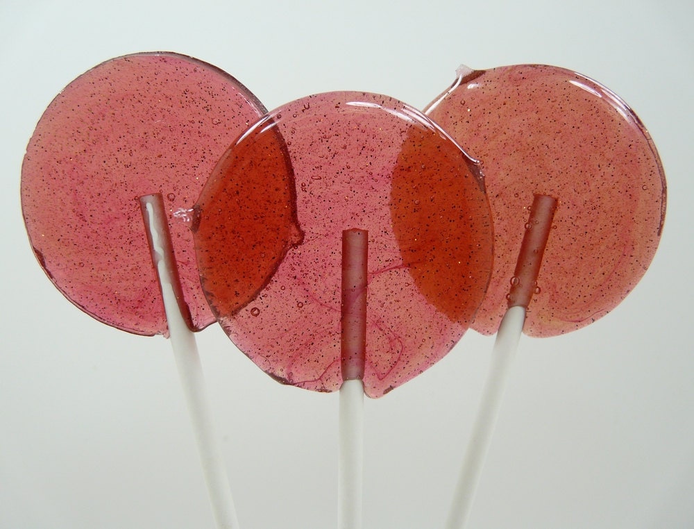 Persephone Lollipop - Vanilla Pomegranate and red fruits
