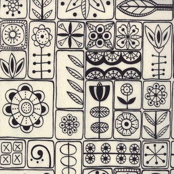 1 yard Summerville fabric in Coal by Lucie Summers for Moda