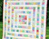 Patchwork Quilt Baby, Toddler, Lap - Growing Squares