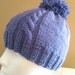 PomPom - a handknit beanie