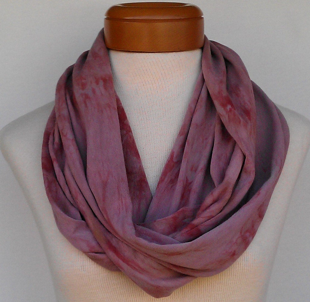 Infinity Scarf Hand Dyed in Warm Taupe 183