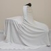 Eco Nursing Cover Nursing Poncho Wrap Shawl Vanilla Bamboo Cotton