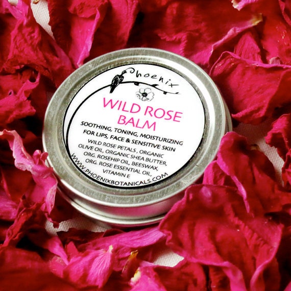 Wild Rose Balm, The Original, Organic Salve, Gifts for Her, Gifts for Him, Gifts under 10