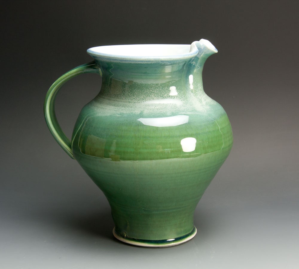 Handcrafted porcelain pitcher-flower vase-741