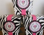 Minnie Mouse Zebra Take Out Party Boxes with Personalized Tags- Order of (12) Il_170x135