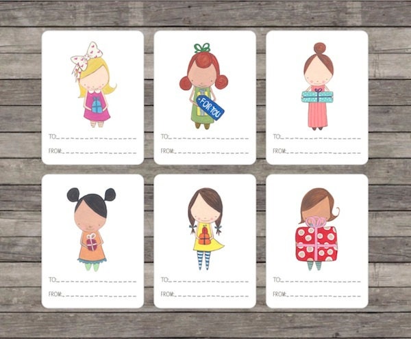 Gift Tags . Digital Collection . Mayi Carles