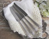 Antique Silverplate Knives 1847 Rogers Brothers Lovelace Pattern