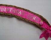 Sash - Birthday Girl - customize with any colors- adjustable for adult or child Il_170x135