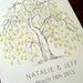 Medium Willow Tree Design, The original hand-drawn wedding guest book fingerprint tree (ink pads sold separately)