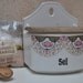 Large Ceramic Lidded French Country Salt Box - Reserved for Shoko