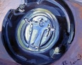 Beer Art Print of Corny Homebrew Keg - 7" x 7.5" - Limited Edition Print Signed by Artist
