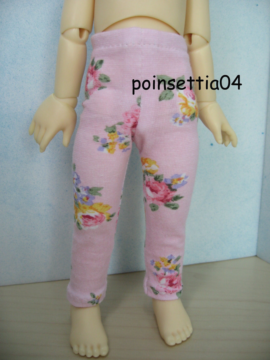 Super Dollfie Yo SD Pink Flower Leggings