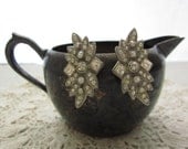 Sterling Rhinestone Earrings