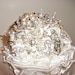Elegant brooch wedding cake topper, brooch bridal bouquet , alternative wedding bouquet,brooch bouquet