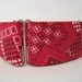 Red Martingale Collar, Bandana, Cowboy, Dog Collar, Black, Greyhound Collar, Adjustable