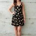 Vintage Sleeveless Sunflower Garden Party Dress