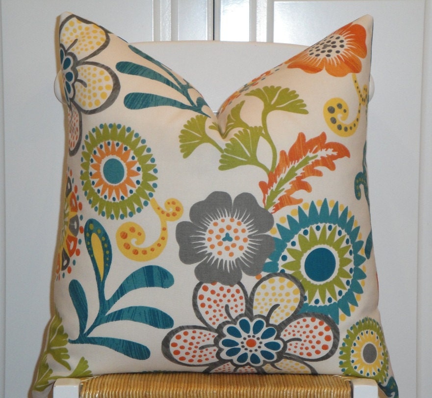 DOUBLE SIDED Beautiful Decorative Pillow by TurquoiseTumbleweed