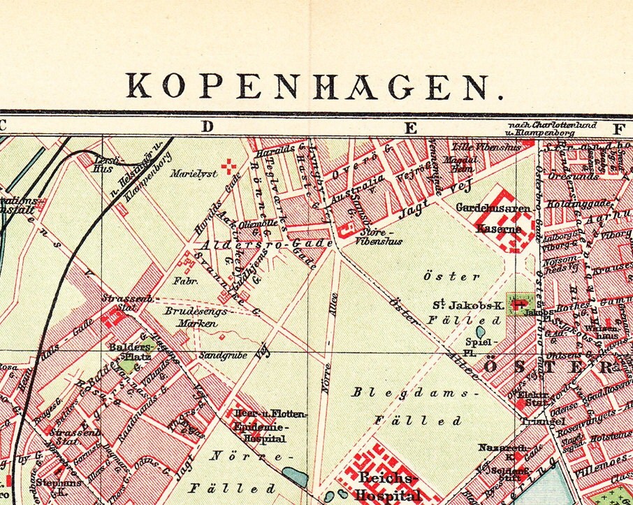 Denmark Copenhagen Map