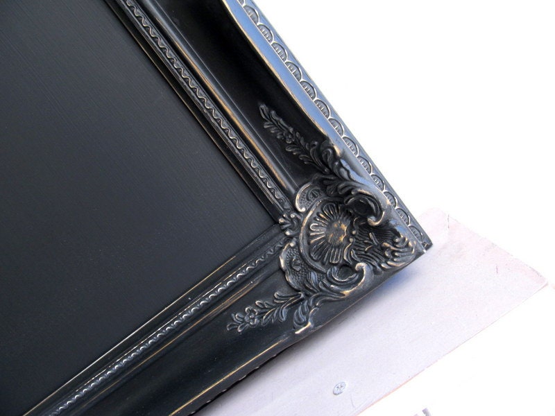 Wedding CHALKBOARD Sign Distressed Decor Modern Kitchen Magnetic Chalkboard Home Decor Framed Wedding Menu Chalk Board - MORE COLORS