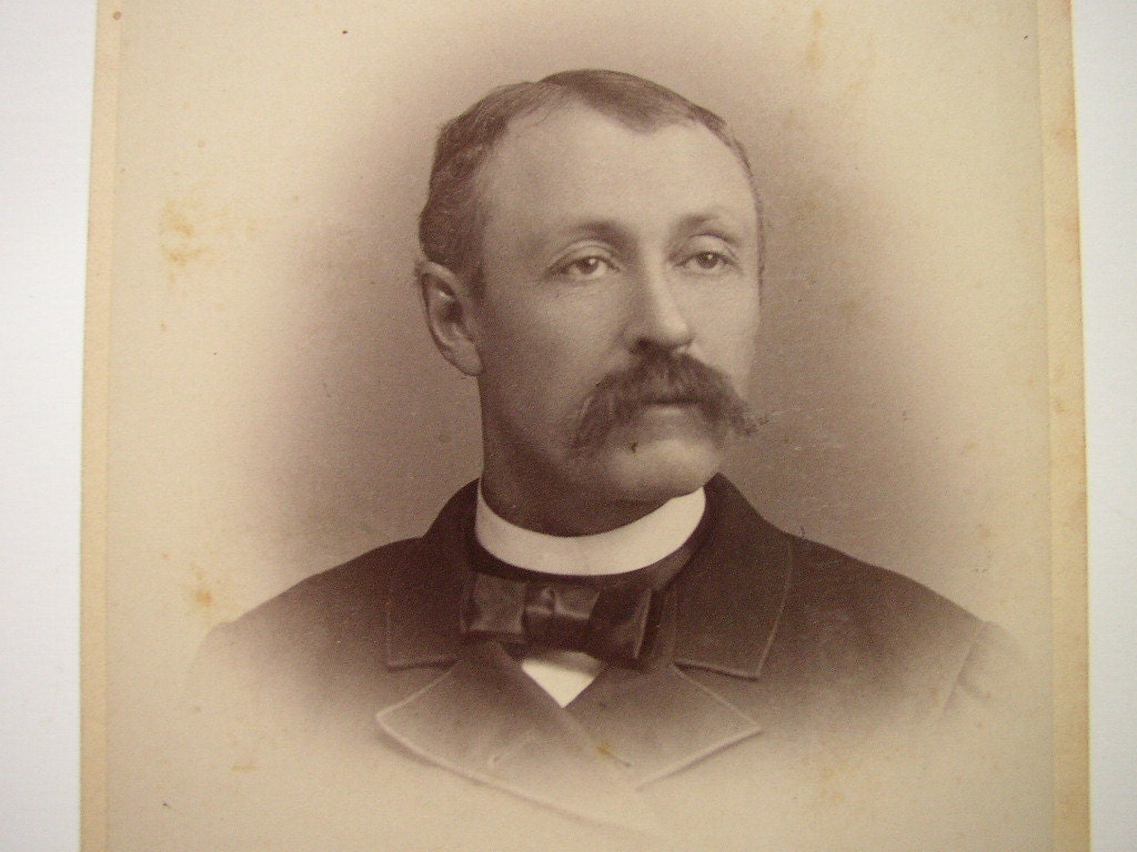 Cabinet Card Photo Hornellsville NY Antique Steuben Co Man Sutton New York
