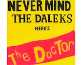 Doctor Who Album Cover 8x8 print, Never Mind the Daleks