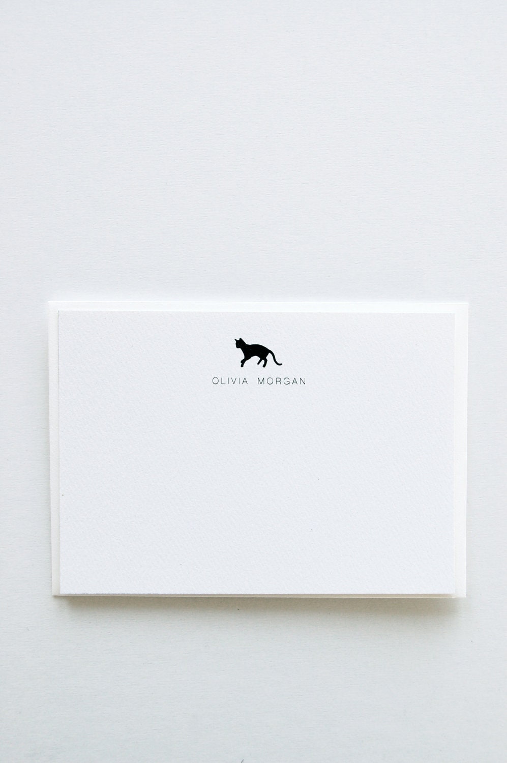 CAT - Personalized Letterpress Stationery for Kids