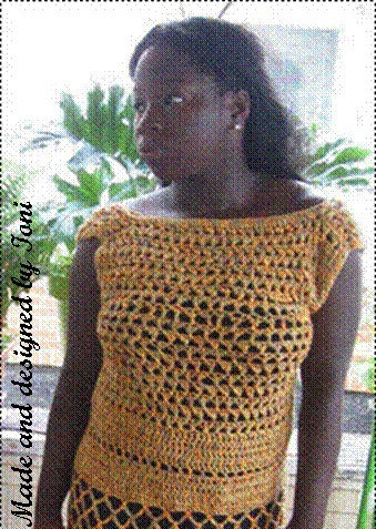 Golden Yellow Crochet Dress