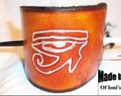Leather Eye of Heru (Horus) Hair Holder
