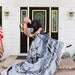 Gothic Wedding Dress in Black and White