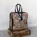 Vintage Large Tapestry Toiletre Travel Vegan Friendly Tote