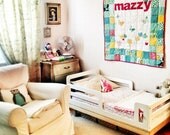 Bespoke personalised girl's cot or crib quilt