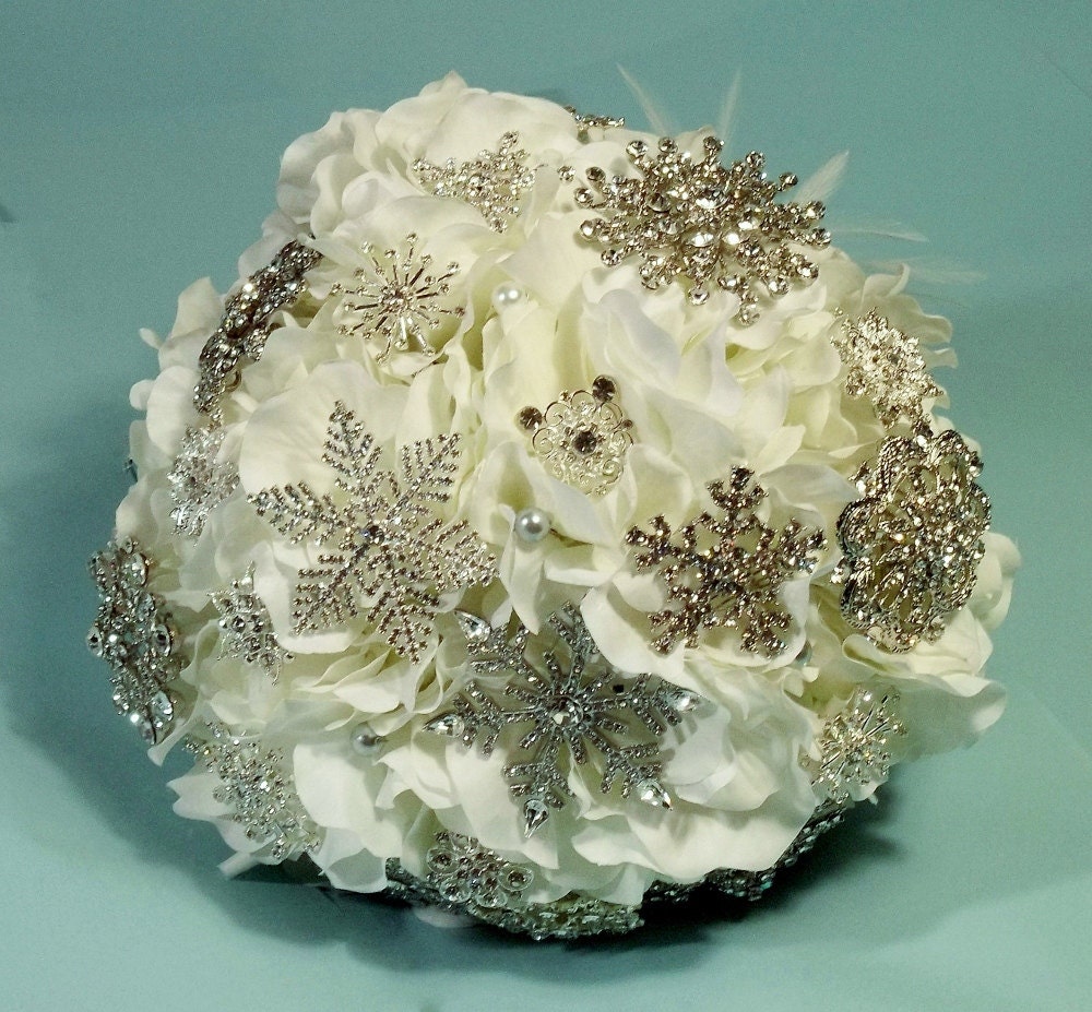 Brooch, Crystal, Feather, or Pearl wedding bouquets and accessories - DEPOSIT and Ordering information