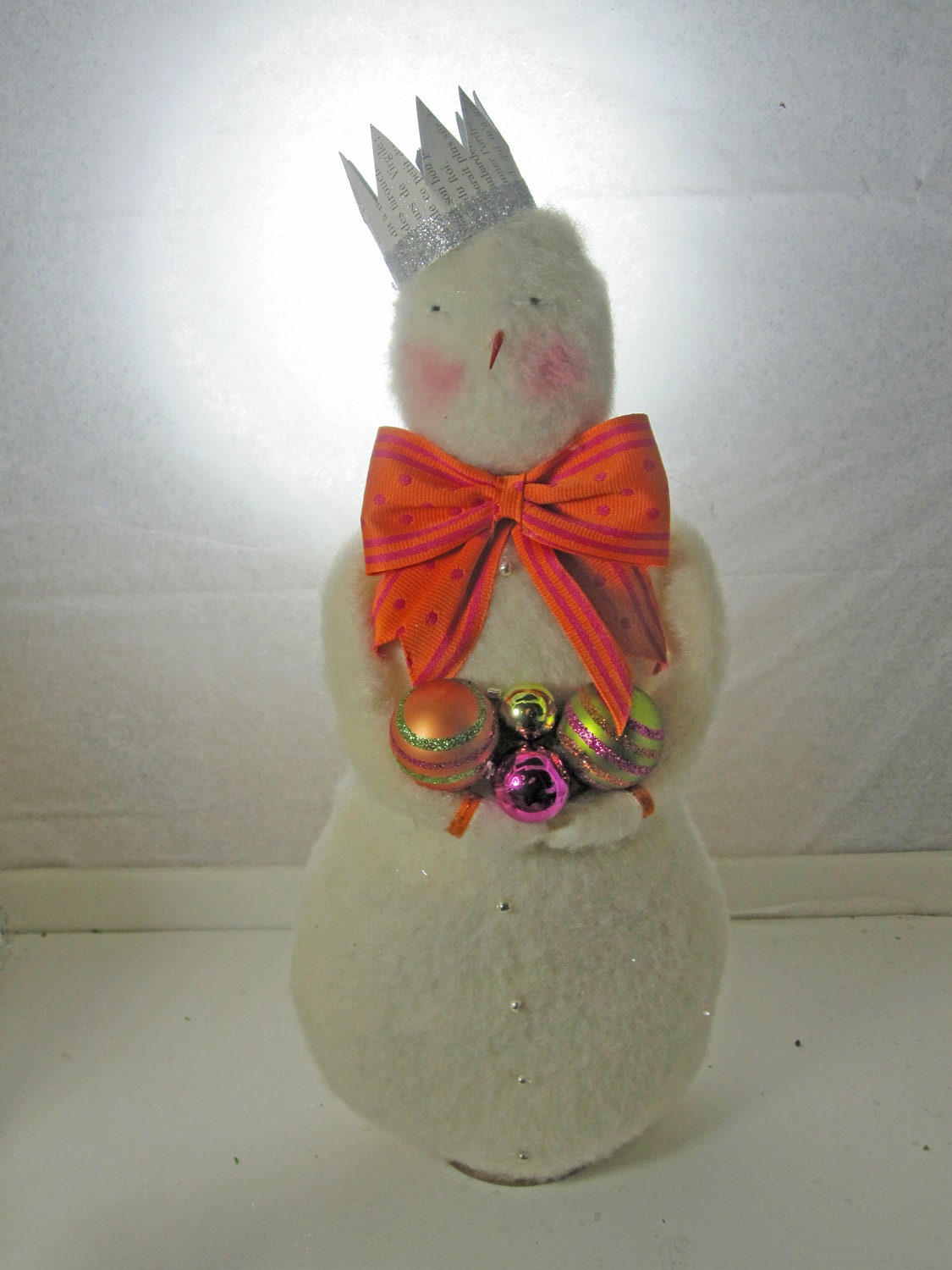 Darling Festive Handmade Snowman