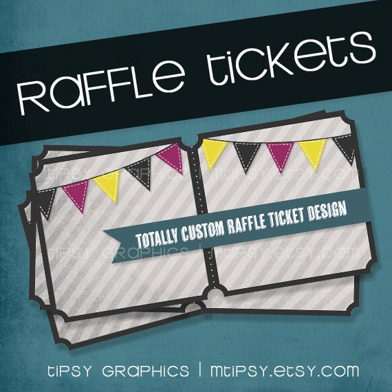 Totally Custom Raffle Ticket Design. Diaper Raffle. Bring a Book. Donation. Raffle Tickets by Tipsy Graphics Il_570xn