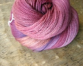 Sangria with Blueberries -  Hand Dyed Merino Silk Lace Yarn