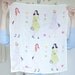 Sunday Stroll - Silk scarf printed with an original illustration by Caitlin Shearer
