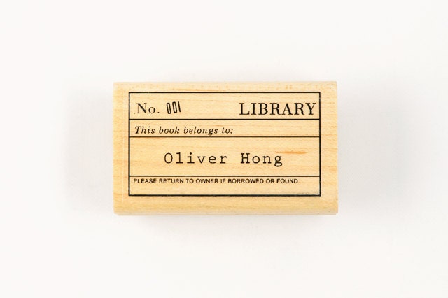 custom library stamp