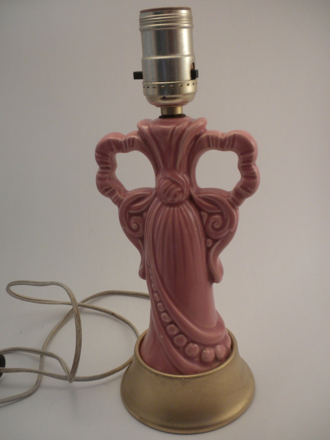 Vintage Victorian Lady Vanity Lamp