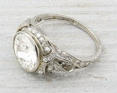 Vintage 2.33 Carat Diamond Engagement Ring