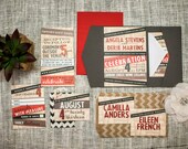 Wine Cellar and Cork Themed Wedding Invitations