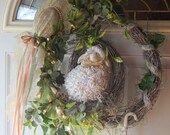 O Lil Lamb Little Bo Peep has Has Lost Her Sheep OOAK Wreath