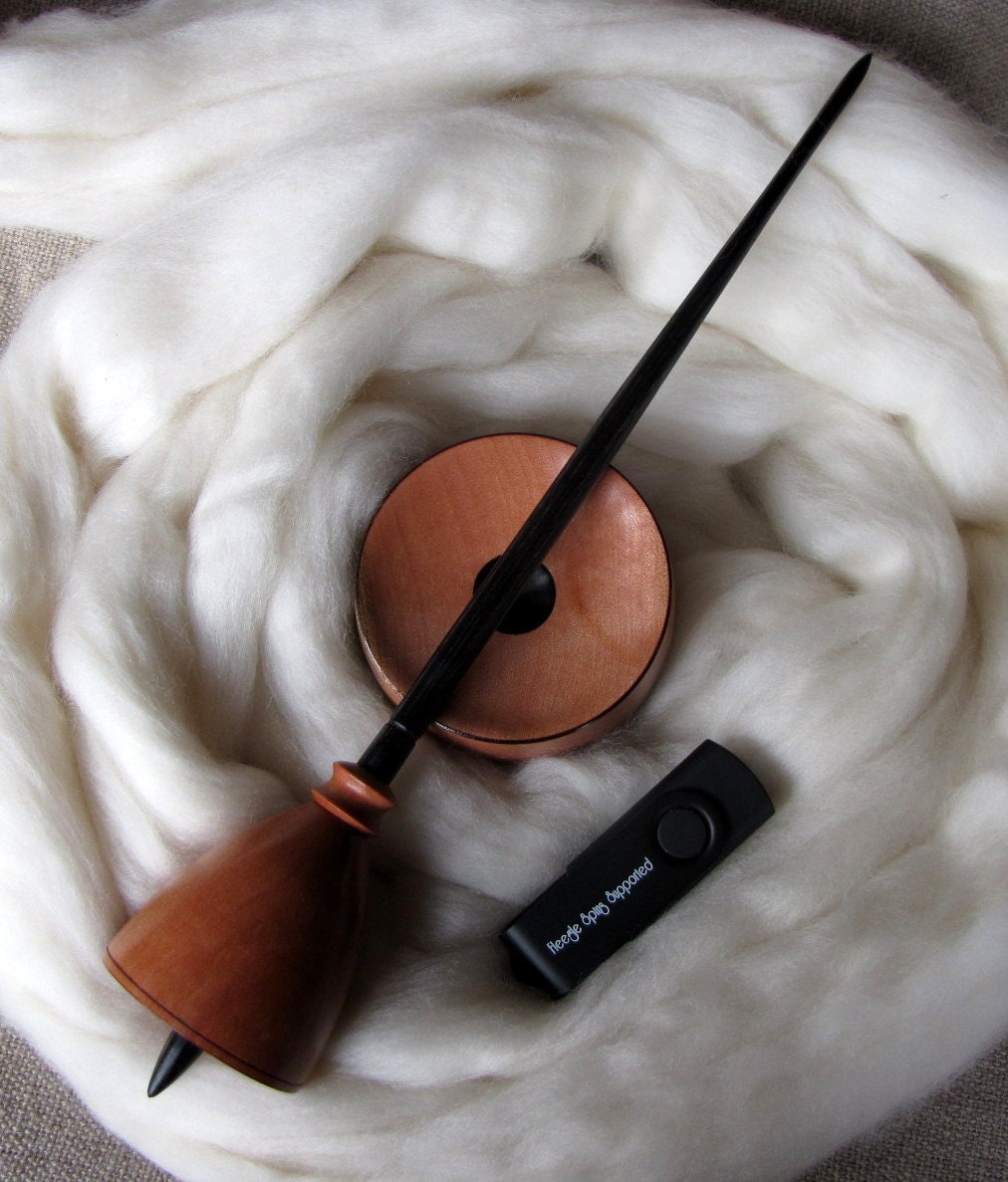 Support spindling starter pack - spindle, bowl, fibre, e-book with instructions MADE TO ORDER