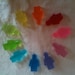 1 set Rainbow colored Lego Men Soap Party Favors - Birthdays - Themed Parties - Holiday Parties- Gifts - Stocking Stuffers