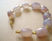 D A K O T A  // Lavender Chalcedony // Gemstone Bracelet