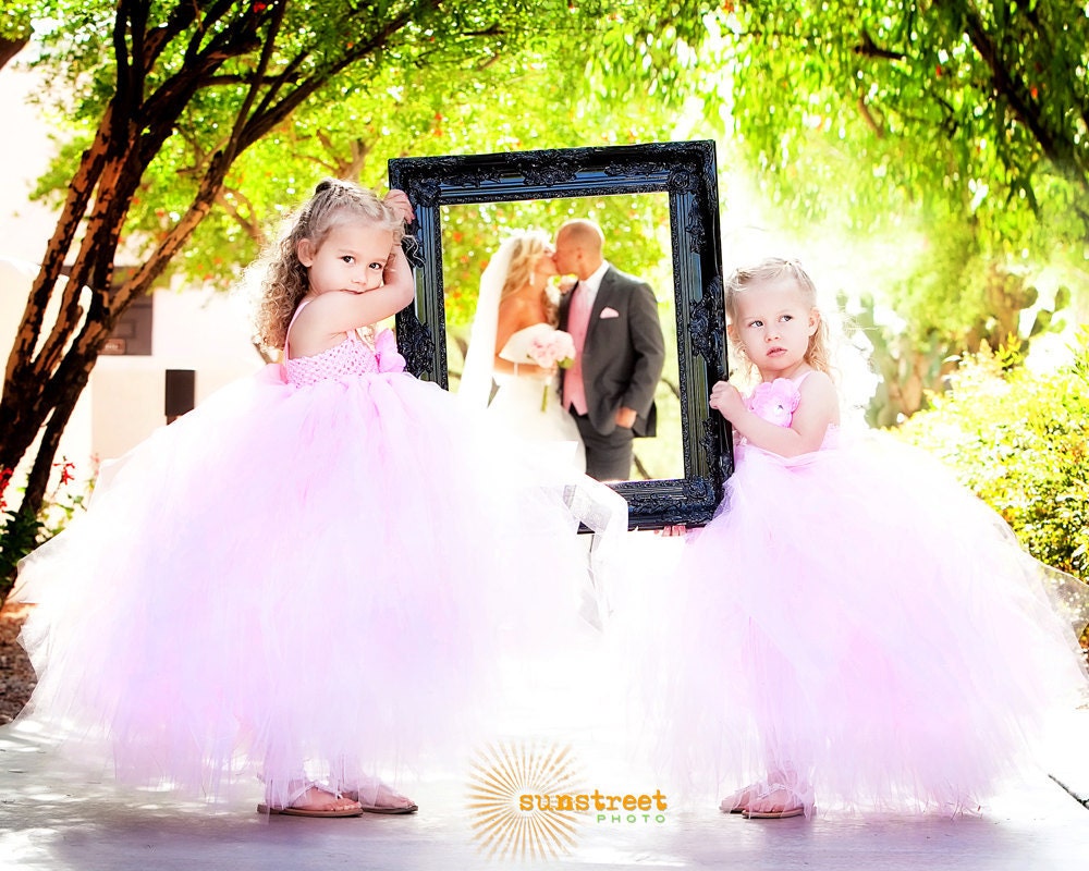 15% OFF with code SAVE15 - Pink Blush Flower Girl Tutu Dress