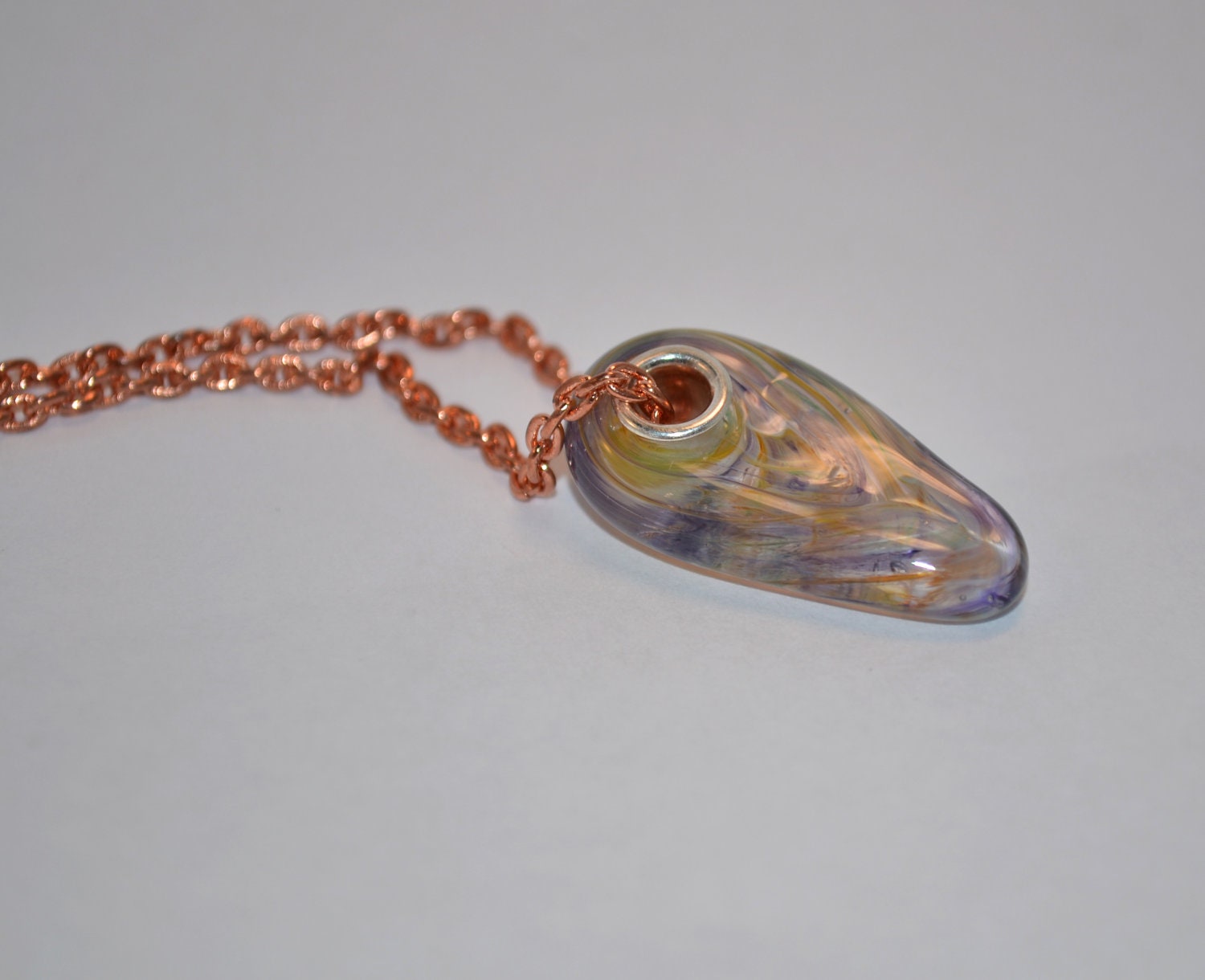 Handmade Lampworked Glass bead pendant-Silver lined Charm Bead-BHB-Fits Pandora,Biagi,Troll-OOAK-SRA