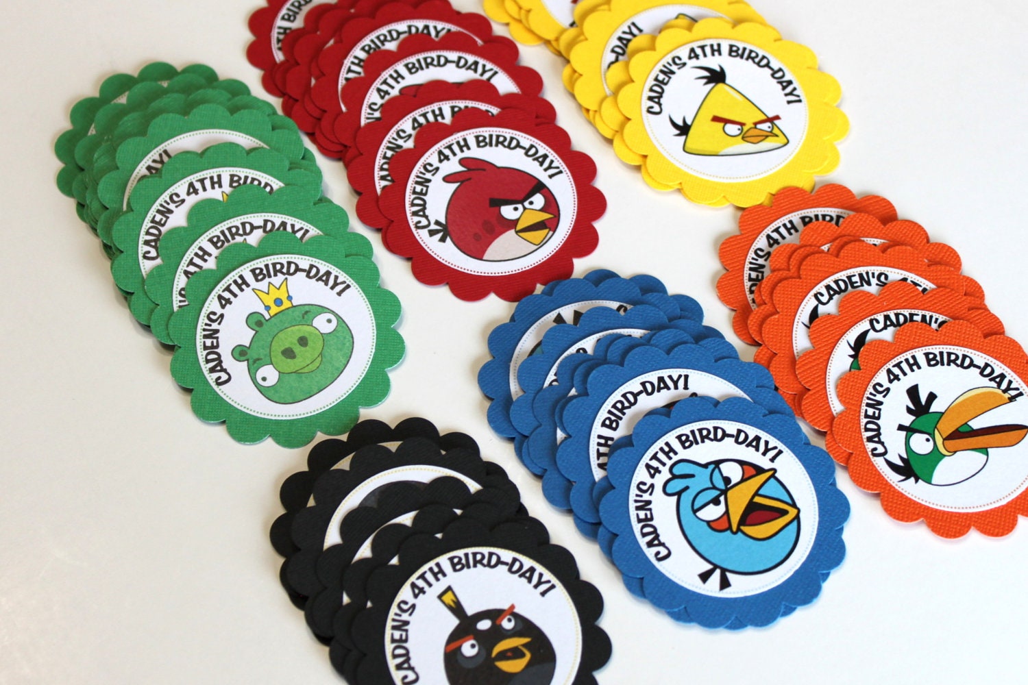 Personalized tags (40), for party favors, goodie bags, treat tags, birthday party