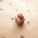 Tiny Heart Rubber Stamp, Mini - Wood Mounted - Valentines Day - Great for Making Borders and Patterns