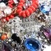 Lot of Broken Vintage & Antique Jewelry - Pins, Earrings, Necklaces, Findings / Estate Destash